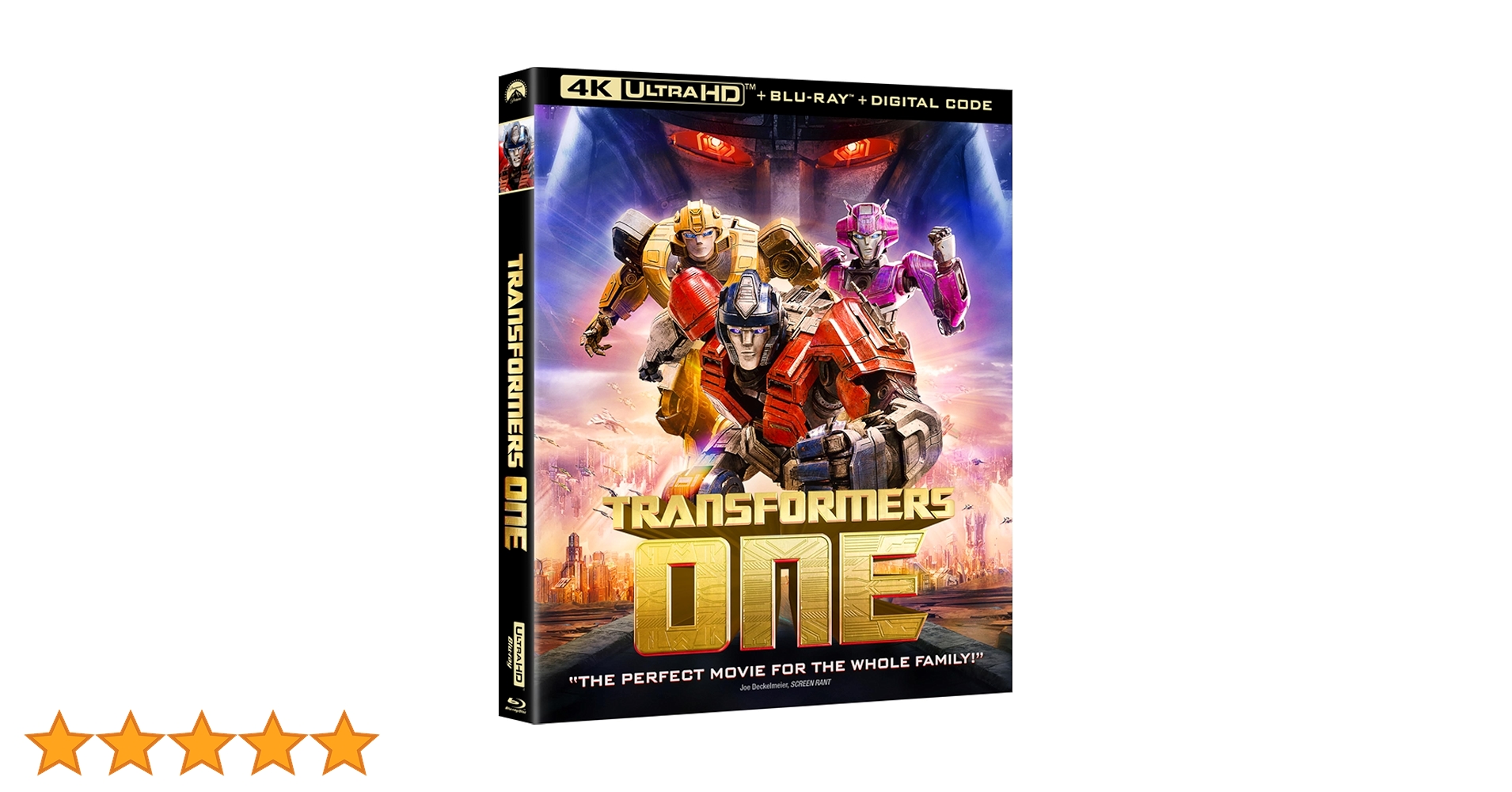 Transformers One [4K UHD + Blu-Ray+ Digital Copy] | Amazon